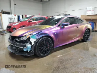 2017 Lexus RC 350 z VIN JTHSE5BC1H5007826, wystawiony jako Copart lot #85651624 z przebiegiem 76 539 mil mil oraz Szkoda całkowita • Salvage title. Historia ofert i sprzedaży dostępna na DreamBid. Obrazek 1.