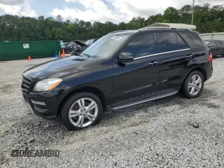 2014 Mercedes-Benz M 350 with VIN 4JGDA5JBXEA283502, listed as a Copart auction lot 60438895 with 113,798 mi miles and Salvage title. Bid and sale history available at DreamBid. Image 1.