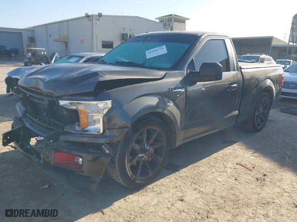 2019 Ford F-150 XL with VIN 1FTMF1CBXKKE90246, listed as a IAAI auction lot 41202724 with 10,191 mi miles. Bid and sale history available at carsss.com. Image 2.