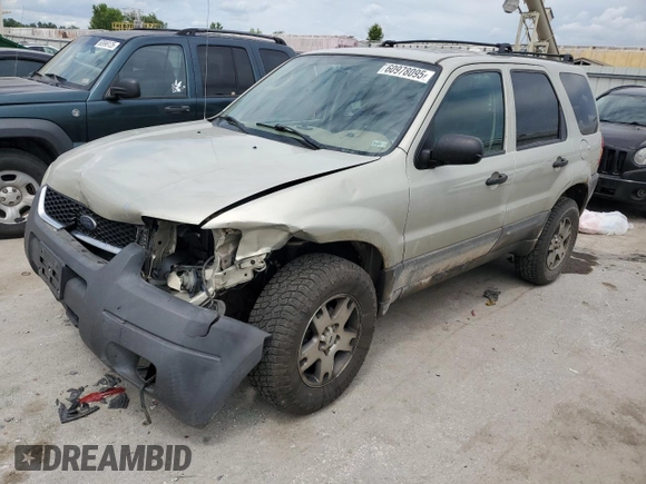 2003 Ford Escape XLT Popular with VIN 1FMCU03113KD48108, listed as a Copart auction lot 60978095 with 201,604 mi miles and Salvage title. Bid and sale history available at DreamBid. Image 1.