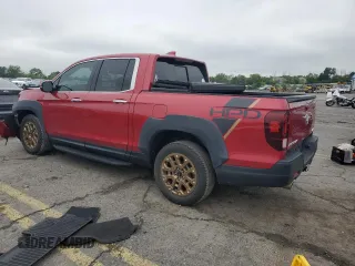 2021 Honda Ridgeline RTL-E with VIN 5FPYK3F73MB017991, listed as a Copart auction lot 61307225 with 33,308 mi miles and Salvage title. Bid and sale history available at DreamBid. Image 2.