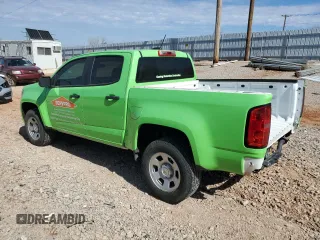 2021 Chevrolet Colorado 2WD Work Truck with VIN 1GCGSBEA9M1287604, listed as a Copart auction lot 43745825 with 67,784 mi miles and Salvage title. Bid and sale history available at DreamBid. Image 2.