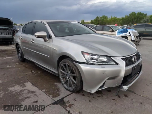 2015 Lexus GS 350 with VIN JTHCE1BL4FA000760, listed as a Copart auction lot 60535055 with 89,070 mi miles and Salvage title. Bid and sale history available at DreamBid. Image 14.