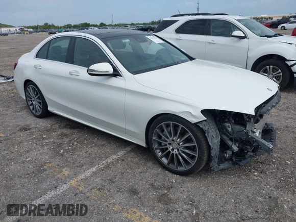2016 Mercedes-Benz C 300 with VIN 55SWF4JB5GU131922, listed as a IAAI auction lot 42014152 with 52,041 mi miles and . Bid and sale history available at carsss.com. Image 1.