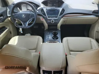 2018 Acura MDX Technology with VIN 5J8YD4H57JL000142, listed as a Copart auction lot 54399715 with 82,776 mi miles and Salvage title. Bid and sale history available at DreamBid. Image 8.
