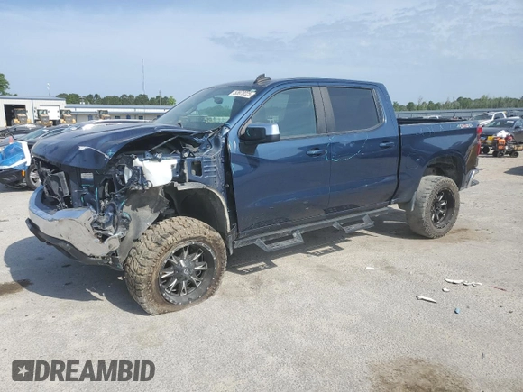 2021 Chevrolet Silverado 1500 LT z VIN 1GCUYDED9MZ194039, wystawiony jako Copart lot #53979225 z przebiegiem 69 276 mil mil oraz Szkoda całkowita • Salvage title. Historia ofert i sprzedaży dostępna na DreamBid. Obrazek 1.