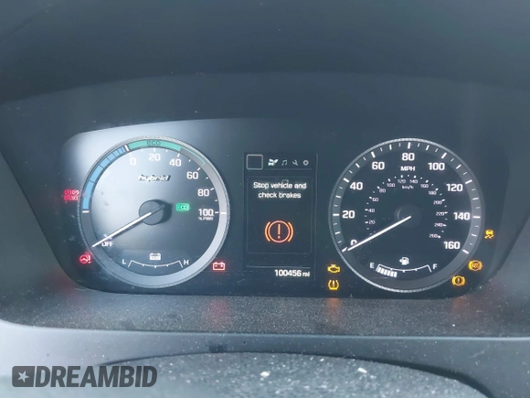 2017 Hyundai Sonata SE with VIN KMHE24L13HA055104, listed as a IAAI auction lot 41901568 with 100,456 mi miles and . Bid and sale history available at DreamBid. Image 7.