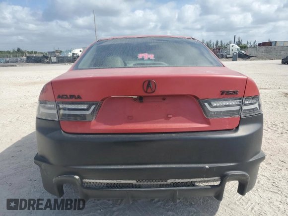 2004 Acura TSX with VIN JH4CL96864C040270, listed as a Copart auction lot 54539005 with 237,363 mi miles and Salvage title. Bid and sale history available at DreamBid. Image 6.
