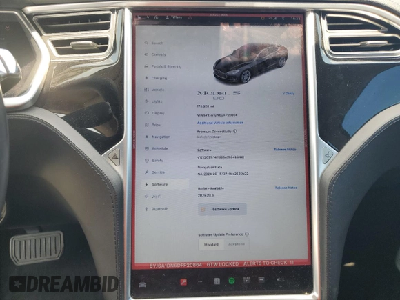 2013 Tesla Model S z VIN 5YJSA1DN6DFP20864, wystawiony jako Copart lot #66708325 z przebiegiem 179 928 mil mil oraz Czysty tytuł • Clean title. Historia ofert i sprzedaży dostępna na DreamBid. Obrazek 9.