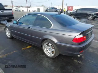 2005 BMW 3 Series 330Ci with VIN WBABD53475PL16418, listed as a IAAI auction lot 41217356 with 158,274 mi miles and . Bid and sale history available at carsss.com. Image 3.
