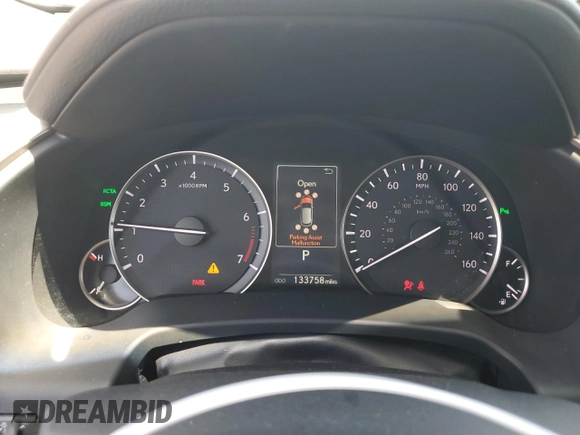 2016 Lexus RX 350 with VIN 2T2ZZMCA2GC011277, listed as a Copart auction lot 53991845 with 133,758 mi miles and Salvage Title. Bid and sale history available at DreamBid. Image 9.
