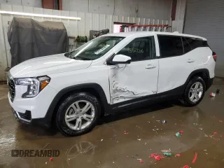 2022 GMC Terrain SLE with VIN 3GKALMEV7NL292512, listed as a Copart auction lot 43521215 with 227,329 mi miles and Salvage Title. Bid and sale history available at carsss.com. Image 1.