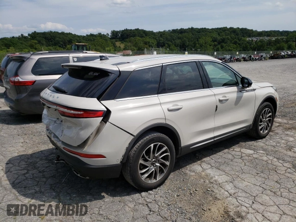 2021 Lincoln Corsair Standard z VIN 5LMCJ1C97MUL24158, wystawiony jako Copart lot #64954334 z przebiegiem 41 338 mil mil oraz Szkoda całkowita • Salvage title. Historia ofert i sprzedaży dostępna na DreamBid. Obrazek 3.