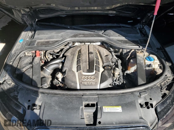 2013 Audi A8 4.0L with VIN WAUR2AFD5DN025225, listed as a Copart auction lot 48307305 with 66,002 mi miles and Clean title. Bid and sale history available at DreamBid. Image 12.