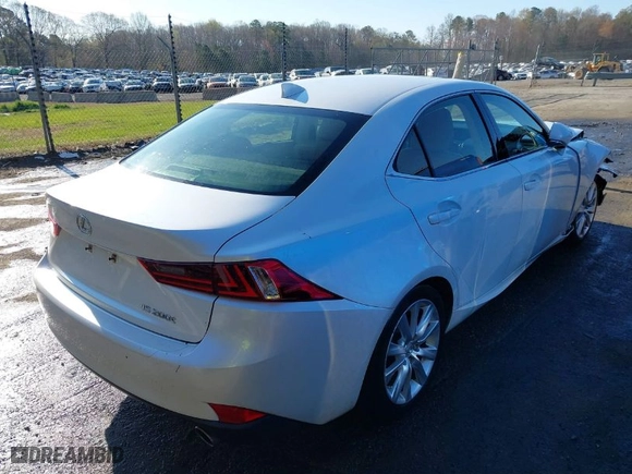 2016 Lexus IS 200t with VIN JTHBA1D25G5002149, listed as a IAAI auction lot 41891161 with 83,014 mi miles. Bid and sale history available at carsss.com. Image 4.