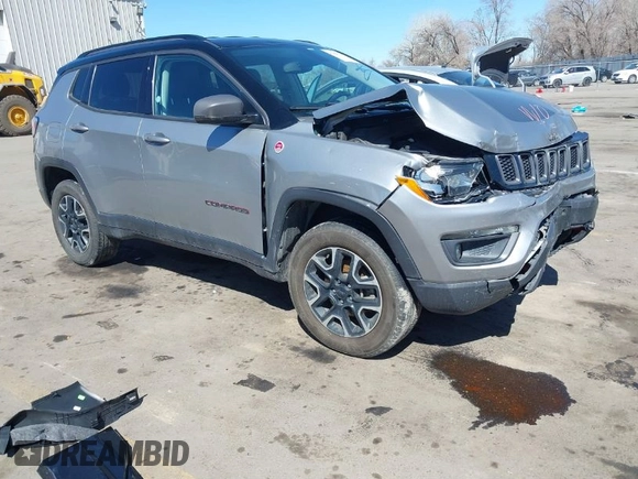 2020 Jeep Compass Trailhawk with VIN 3C4NJDDB1LT202889, listed as a IAAI auction lot 41866115 with 108,227 mi miles and . Bid and sale history available at carsss.com. Image 1.
