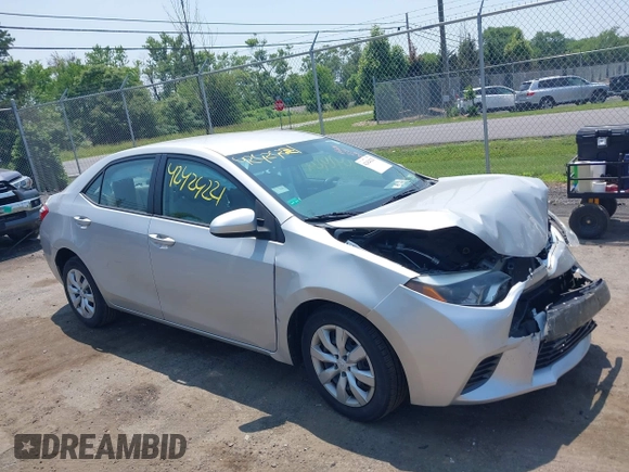 2016 Toyota Corolla L with VIN 5YFBURHE9GP414816, listed as a IAAI auction lot 42424221 with 87,270 mi miles and . Bid and sale history available at DreamBid. Image 1.