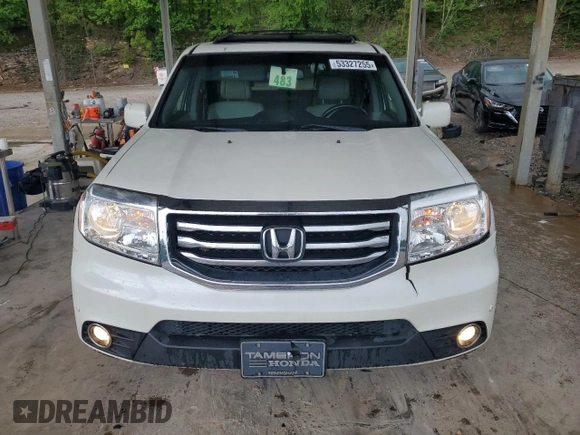 2013 Honda Pilot Touring with VIN 5FNYF3H95DB012660, listed as a Copart auction lot 53327255 with 122,139 mi miles and Salvage Title. Bid and sale history available at DreamBid. Image 5.