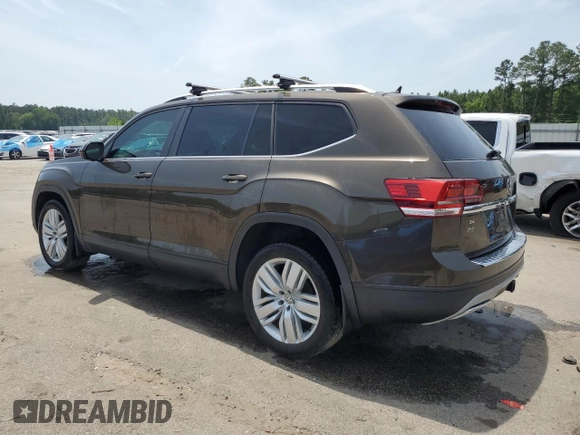 2019 Volkswagen Atlas SE with VIN 1V2WR2CAXKC521646, listed as a Copart auction lot 57383735 with 89,832 mi miles and Salvage title. Bid and sale history available at DreamBid. Image 2.