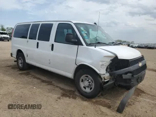 2018 Chevrolet Express Passenger LS with VIN 1GAWGEFG0J1212151, listed as a Copart auction lot 57289585 with 138,956 mi miles and Salvage title. Bid and sale history available at DreamBid. Image 4.