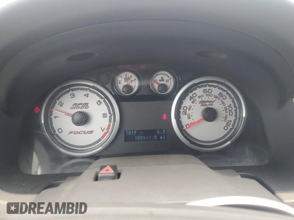 2010 Ford Focus SE with VIN 1FAHP3FN6AW133885, listed as a Copart auction lot 53735205 with 105,849 mi miles and Salvage Title. Bid and sale history available at DreamBid. Image 9.