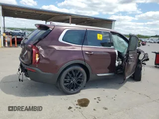 2022 Kia Telluride SX with VIN 5XYP54HC7NG276196, listed as a Copart auction lot 48282323 with 11,643 mi miles and Salvage title. Bid and sale history available at DreamBid. Image 3.
