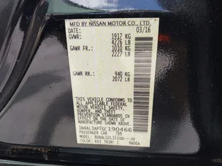 2016 Nissan Altima SR with VIN 1N4AL3AP7GC190466, listed as a IAAI auction lot 42126909 with 96,691 mi miles and . Bid and sale history available at DreamBid. Image 9.
