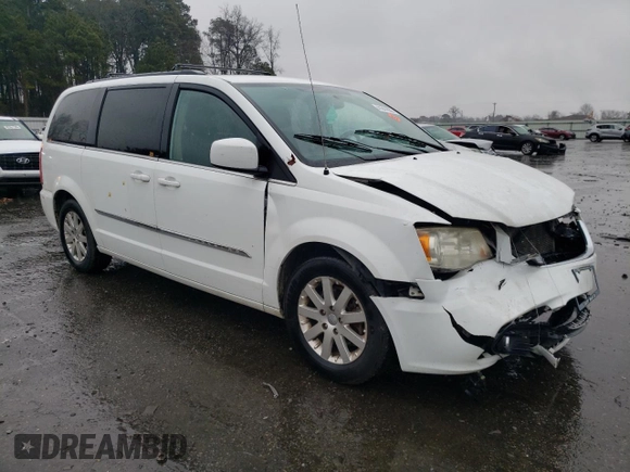 2014 Chrysler Town & Country Touring with VIN 2C4RC1BG0ER218693, listed as a Copart auction lot 41841655 with Not Provided miles and Salvage Title. Bid and sale history available at carsss.com. Image 4.