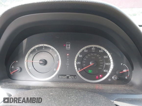 2011 Honda Accord EX-L with VIN 1HGCP3F88BA017635, listed as a IAAI auction lot 42560130 with 269,320 mi miles and . Bid and sale history available at DreamBid. Image 7.