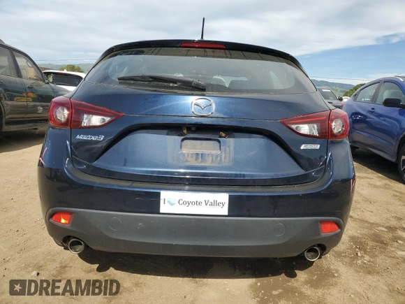 2015 Mazda 3 i Touring with VIN JM1BM1L74F1243583, listed as a Copart auction lot 52114075 with 78,334 mi miles and Salvage Title. Bid and sale history available at carsss.com. Image 6.