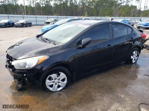 2016 Kia Forte LX with VIN KNAFK4A69G5531397, listed as a Copart auction lot 42846245 with 0 mi miles and Salvage Title. Bid and sale history available at carsss.com. Image 1.
