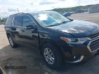 2019 Chevrolet Traverse LT Cloth with VIN 1GNERGKW2KJ216863, listed as a IAAI auction lot 42462866 with 87,971 mi miles and . Bid and sale history available at DreamBid. Image 1.