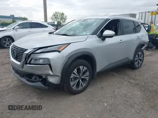 2023 Nissan Rogue SV with VIN 5N1BT3BB5PC798144, listed as a IAAI auction lot 42073608 with 23,706 mi miles. Bid and sale history available at carsss.com. Image 2.