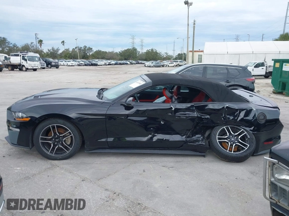 2018 Ford Mustang EcoBoost Premium with VIN 1FATP8UHXJ5136640, listed as a IAAI auction lot 41337482 with 95,471 mi miles and . Bid and sale history available at carsss.com. Image 13.