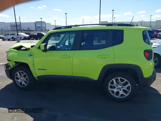 2018 Jeep Renegade Latitude with VIN ZACCJBBB0JPH45346, listed as a IAAI auction lot 41692086 with 98,103 mi miles and . Bid and sale history available at carsss.com. Image 14.