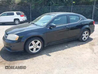 2013 Dodge Avenger SXT with VIN 1C3CDZCB0DN680997, listed as a IAAI auction lot 42845870 with 154,214 mi miles and . Bid and sale history available at DreamBid. Image 2.