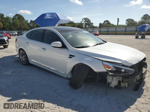 2016 Kia Cadenza Premium z VIN KNALN4D7XG5208071, wystawiony jako Copart lot #60298025 z przebiegiem 59 430 mil mil oraz Szkoda całkowita • Salvage title. Historia ofert i sprzedaży dostępna na DreamBid. Obrazek 4.
