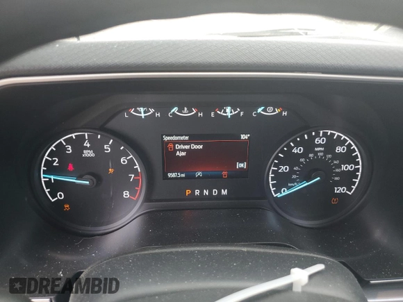 2022 Ford F-150 XL with VIN 1FTMF1CB1NKE65448, listed as a Copart auction lot 60610254 with 9,587 mi miles and Salvage Title. Bid and sale history available at carsss.com. Image 9.