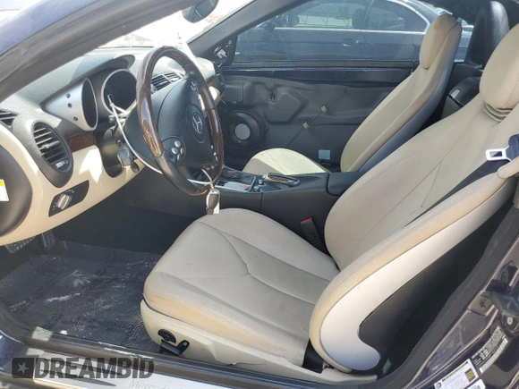 2008 Mercedes-Benz SLK 350 with VIN WDBWK56F88F183023, listed as a Copart auction lot 61228454 with 97,417 mi miles and Salvage title. Bid and sale history available at DreamBid. Image 7.