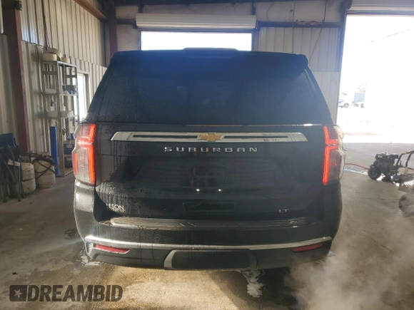 2023 Chevrolet Suburban LT with VIN 1GNSCCKD1PR341700, listed as a Copart auction lot 89360915 with 39,761 mi miles and Salvage title. Bid and sale history available at DreamBid. Image 6.