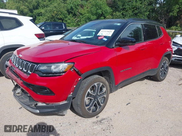 2024 Jeep Compass Limited z VIN 3C4NJDCN8RT595360, wystawiony jako IAAI lot #42323056 z przebiegiem 46 933 mil mil oraz . Historia ofert i sprzedaży dostępna na DreamBid. Obrazek 17.