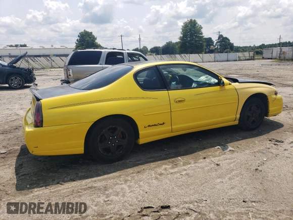 2002 Chevrolet Monte Carlo LS with VIN 2G1WW15E129304006, listed as a Copart auction lot 65516224 with 217,567 mi miles and Salvage Title. Bid and sale history available at carsss.com. Image 3.