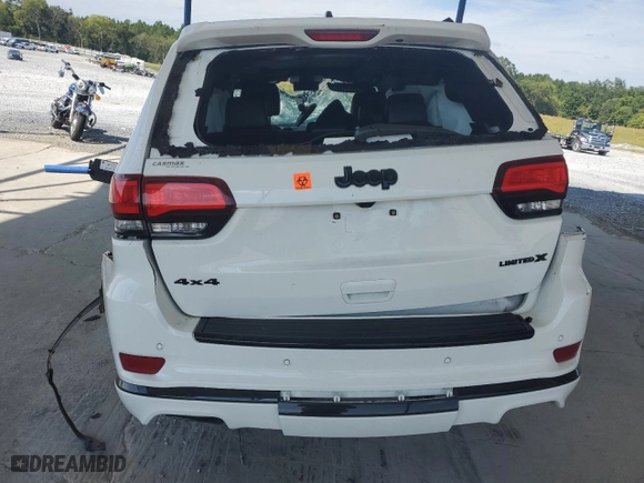 2021 Jeep Grand Cherokee Limited X with VIN 1C4RJFBG5MC728614, listed as a Copart auction lot 70121124 with 0 mi miles and Salvage Title. Bid and sale history available at carsss.com. Image 6.