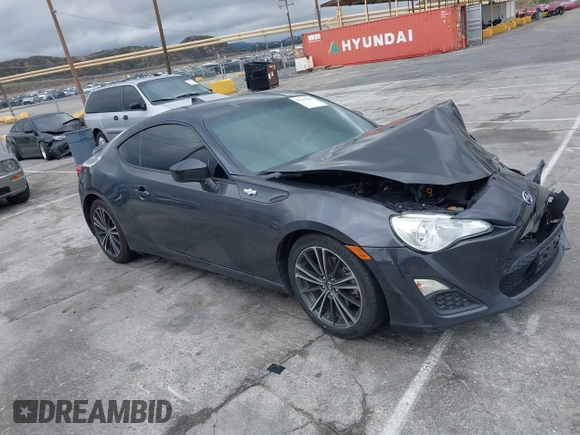 2016 Scion FR-S with VIN JF1ZNAA11G9708176, listed as a IAAI auction lot 41787608 with 82,815 mi miles. Bid and sale history available at carsss.com. Image 1.