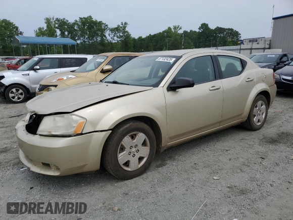2010 Dodge Avenger SXT with VIN 1B3CC4FB5AN113923, listed as a Copart auction lot 57132425 with 254,191 mi miles and Salvage title. Bid and sale history available at DreamBid. Image 1.