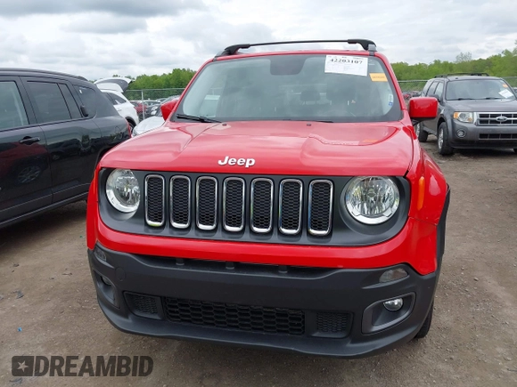 2017 Jeep Renegade Latitude z VIN ZACCJBBB2HPF86999, wystawiony jako IAAI lot #42203107 z przebiegiem 103 348 mil mil oraz . Historia ofert i sprzedaży dostępna na DreamBid. Obrazek 12.