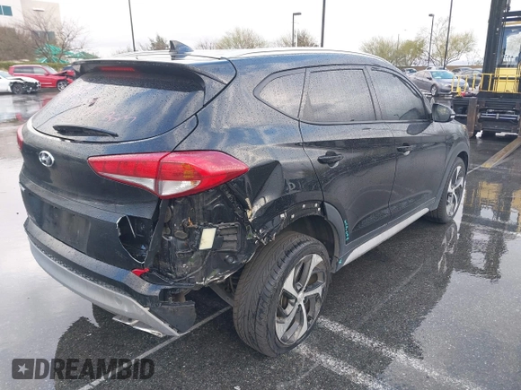 2018 Hyundai Tucson Sport with VIN KM8J33AL4JU753431, listed as a IAAI auction lot 41685678 with 71,934 mi miles. Bid and sale history available at carsss.com. Image 4.