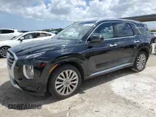 2020 Hyundai Palisade Limited z VIN KM8R54HE7LU120631, wystawiony jako Copart lot #52453355 z przebiegiem 63 539 mil mil oraz Czysty tytuł • Clean title. Historia ofert i sprzedaży dostępna na DreamBid. Obrazek 1.