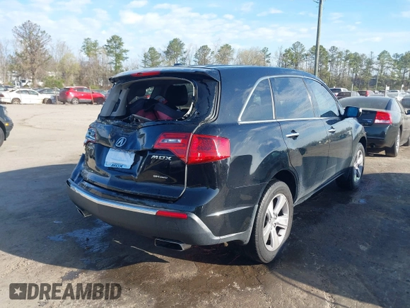 2012 Acura MDX Tech/Entertainment Pkg with VIN 2HNYD2H42CH509110, listed as a IAAI auction lot 41908447 with 183,204 mi miles. Bid and sale history available at carsss.com. Image 4.