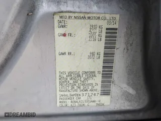 2014 Nissan Altima 2.5 with VIN 1N4AL3AP0EN371247, listed as a IAAI auction lot 41612477 with 233,716 mi miles. Bid and sale history available at carsss.com. Image 9.